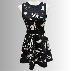 Banana Republic Black and white party dress
